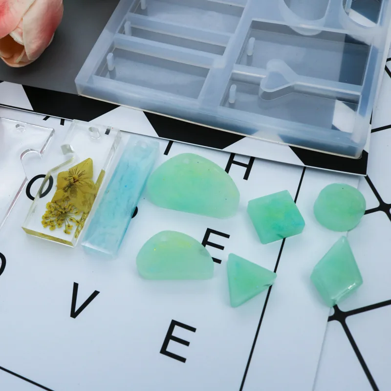 diy树脂环氧树脂模具饰品手链硅胶树脂模具套装手工树脂饰品制作