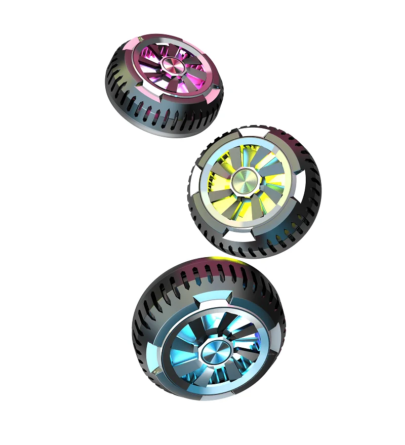 

2021 New Design Product Semiconductor Radiator Game Handle Cooler Pad Phone Holders Mobile Cooling Fan