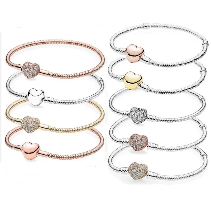 

Factory Wholesale 100% 925 Sterling Silver Pulcera Fit Original Pandora With Logo Bracelet Pandora