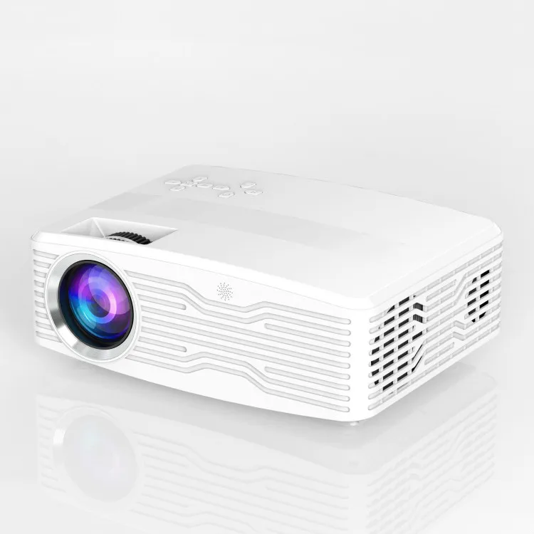 

Punch-free Wall Hanging Screen 1920*1080P 3D 4K FULL HD LCD LED Portable Beamer Home Theater Projector