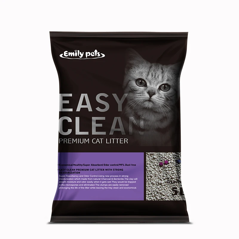 

Emily pets bentonite fast clumping activated carbon sterilize particle additional cat litter