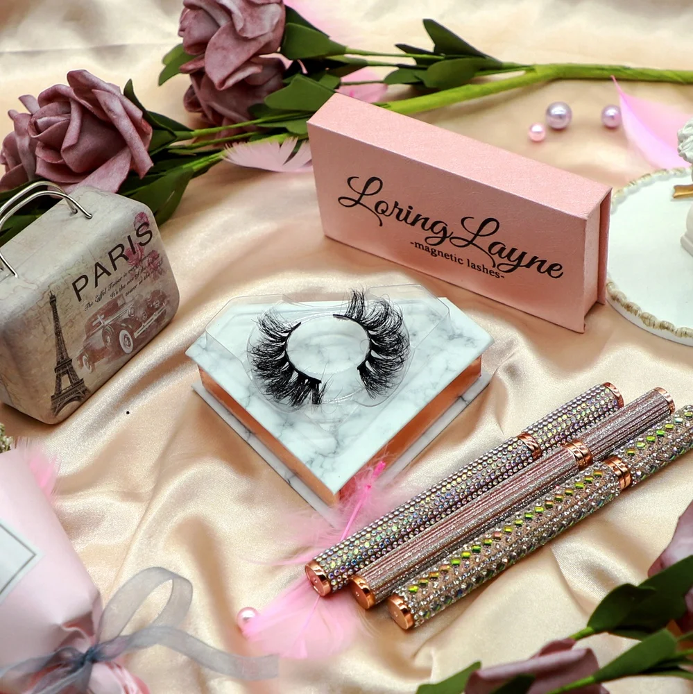 

Q TL High Quality 25mm Mink Eyelash False Eyelashes Private Label 3d 4D 6D 5D Mink Eyelashes, Natural black