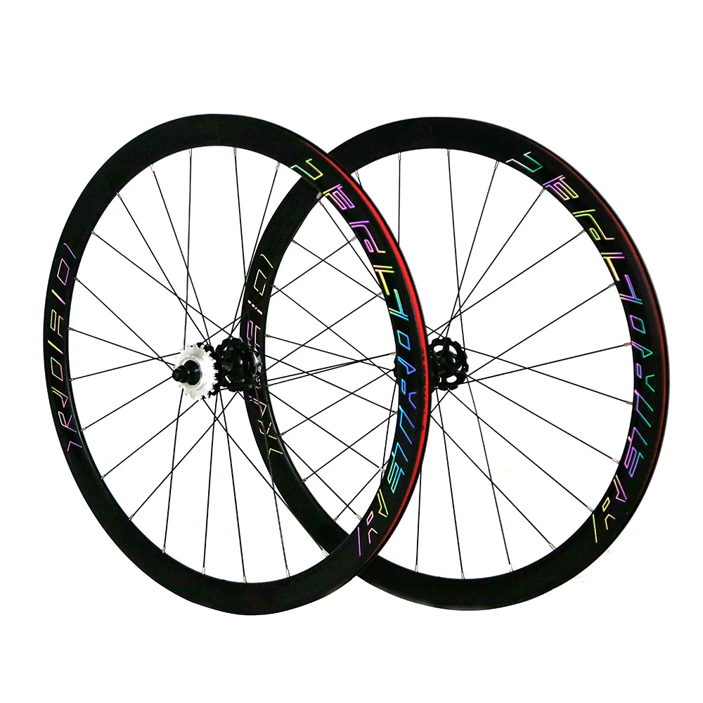 

Alloy AL7075 Fixed Gear Fixie 700c wheelsets, Black