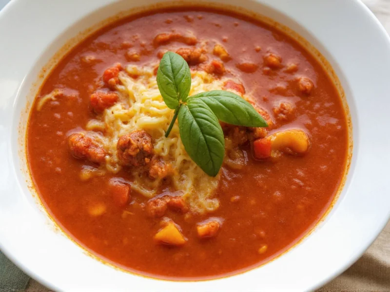 Lasagne Soup: Hearty Italian-Inspired Comfort Food Recipe