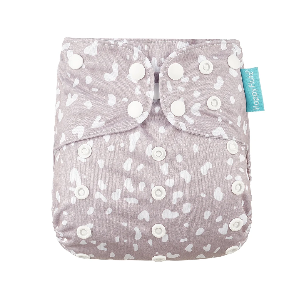 

HappyFlute Washable and Reusable Baby suede Pocket Cloth Diaper With One Opening Fit 3-15kg Baby