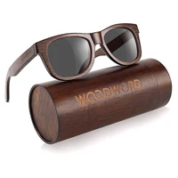 

2019 top selling product New trendy black walnut custom italian wood sunglasses