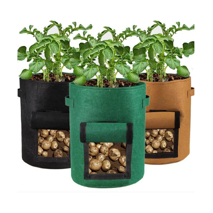 

3 SIZE Garden plant growing bag biodegradable mushroom strawberry tomato potato grow bags