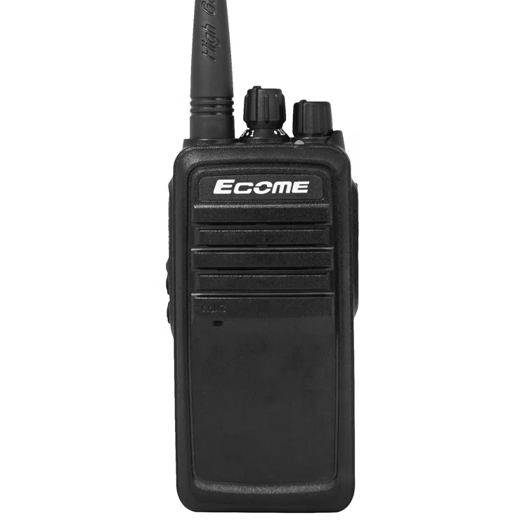 

Ecome ET-300C uhf vhf IP66 waterproof walkie talkie for security guards