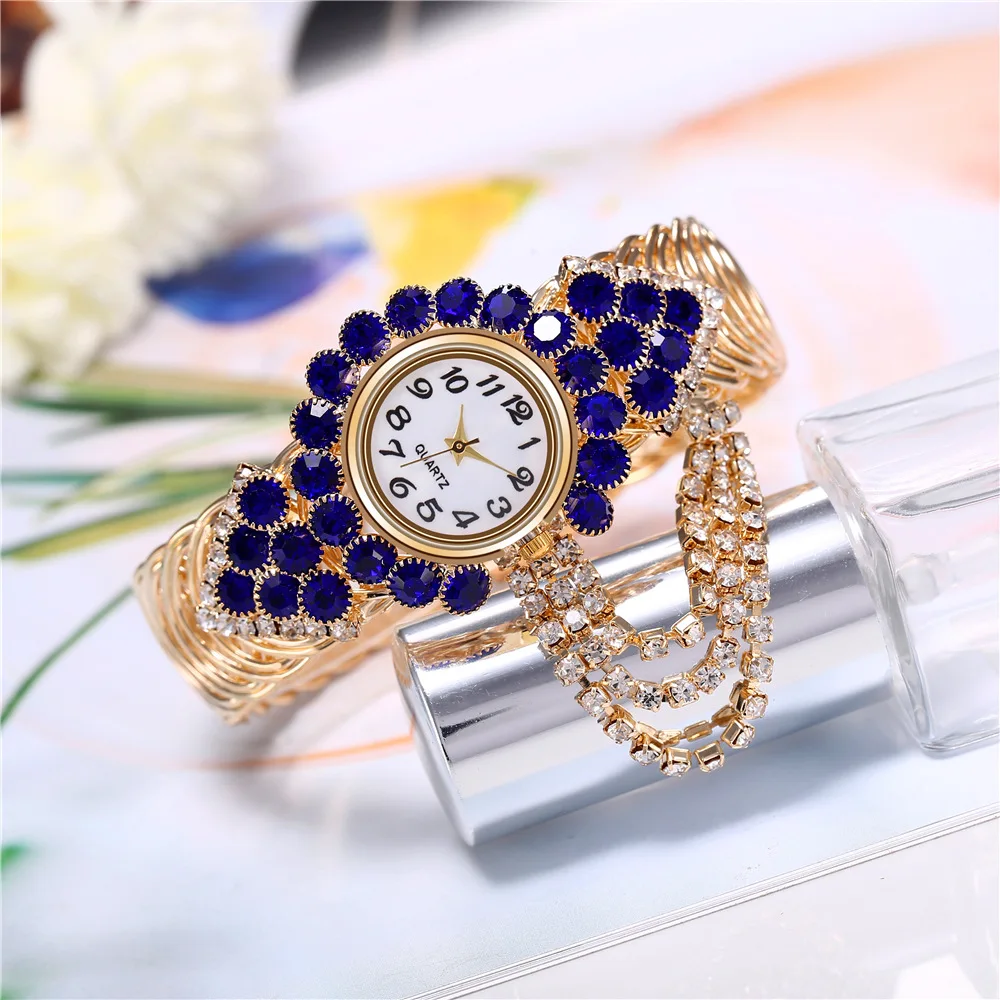 

gorgeous luxury crystals shiny women watch