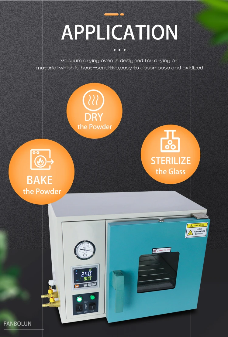 0.9 Cuft 25L Mini Vacuum Drying Oven