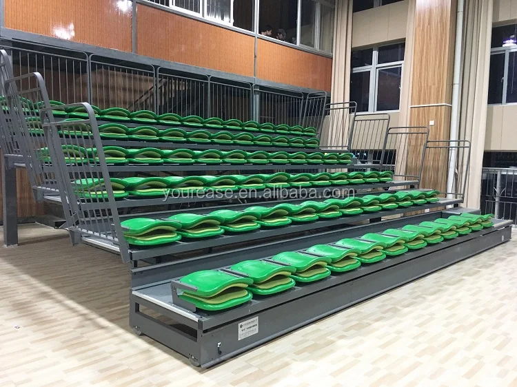 
Yourease front-folding seat multifunction badminton retractable seating system telescopic bleachers 