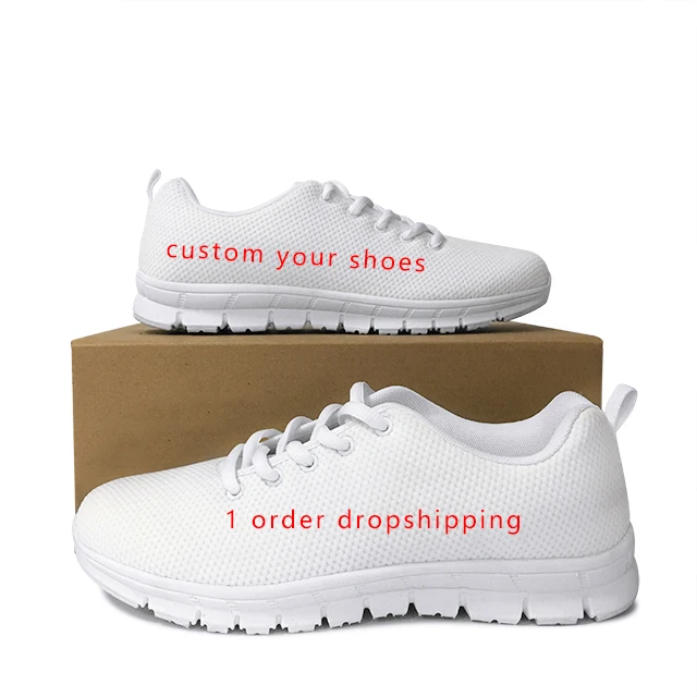 

Printed mesh oem private label casual running shoes white fashion sneakers for men custom logo wholesale China sport, Customized color accept