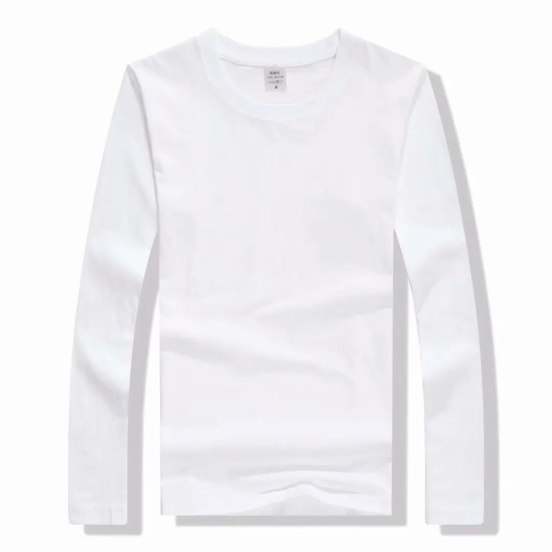 

hot sale long sleeve t shirt for men cotton unisex custom tshirt