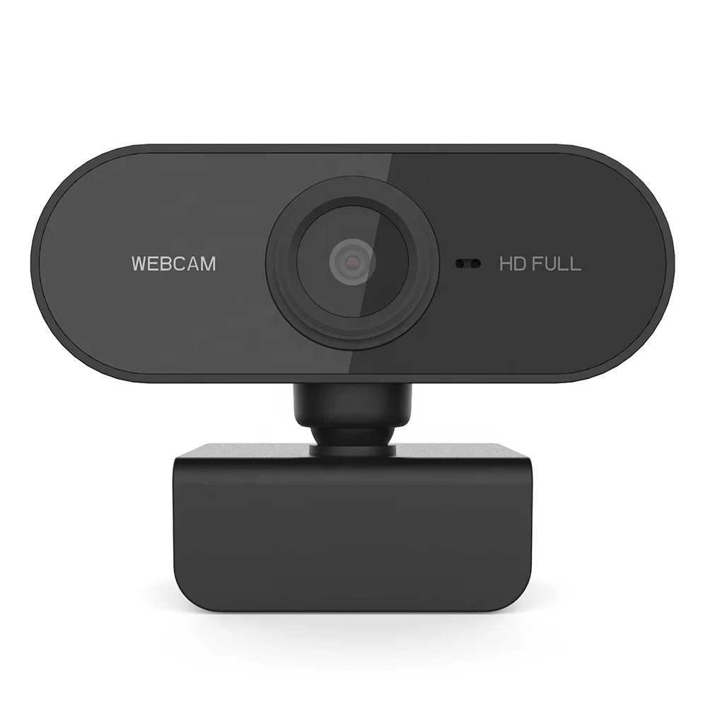 

1080P HD Webcam USB 2.0 Web Camera Video Online Teaching Conference Microphone CMOS Webcam for Computer PC Monitor, Black color