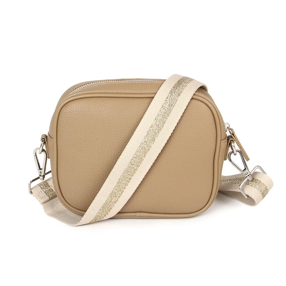 2024 new arrival Mocha color camera bag women leather bags Cross body Bags for Women