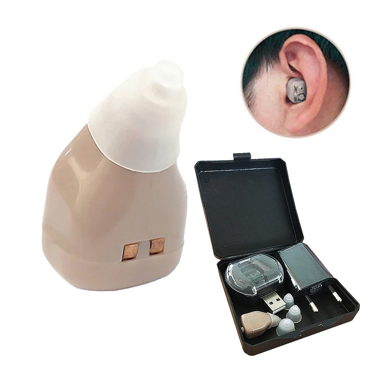 

Ultra Small Rechargeable Hearing Aid For The Elderly Hearing Loss Wireless Invisible Sound Amplifier Hearing Aids For The Deaf