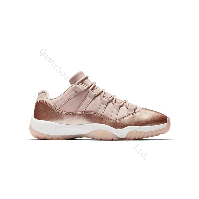 

high Quality Jardon 11 Retro Rose Gold men women sneakers fashion casual sports shoes basketball shoes