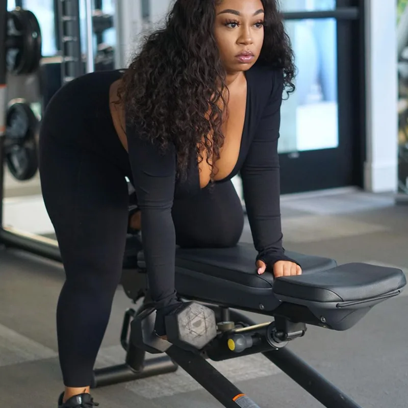 

J9294 High Quality Summer Women Sexy Sports Fitness Black Color Yoga Suit Two Piece 4XL Plus Size Yoga Sets, Black and blue