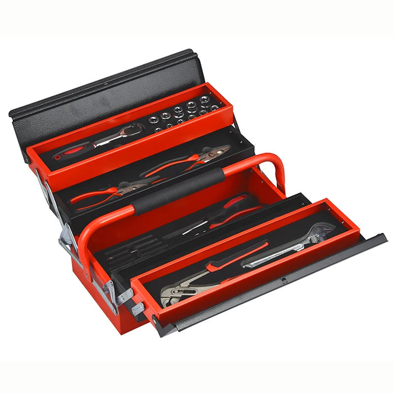 Popular 3-layer 5 Tray Tool Engineering Custom Metal Tool Box - Buy ...