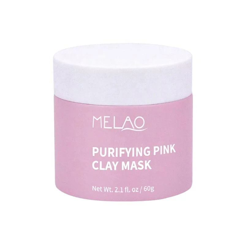

Pink Clay Mask Face Care Pore Cleansing Mineral Facial Clay Mask, White