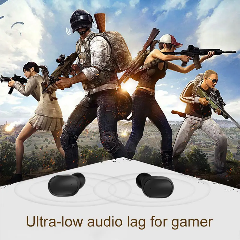 Wireless Earphone For Xiaomi Redmi Airdots Earbuds Bluetooths 5.0 TWS Headset Noise Cancelling Mic for iPhone Huawei Samsung A6S - ANKUX.COM