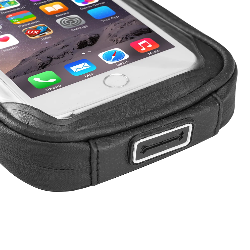 6.2-inch PU Fabric Carbon Fiber Grain TPU Touch Screen Cycling Bag Waterproof Bag
