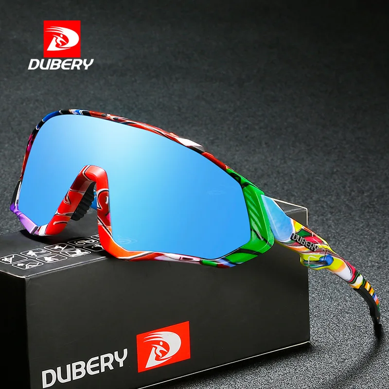 

D612 DUBERY colorful outdoor cycling sports sunglasses wholesale fashion windproof shades sunglasses goggles 2022, Picture