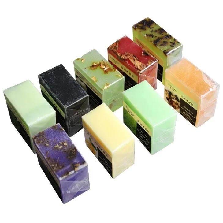 

Private Label Natural Handmade Soap Goat Milk Brightening Bath Soap with Honey, Pink/green/purple/blue, customized