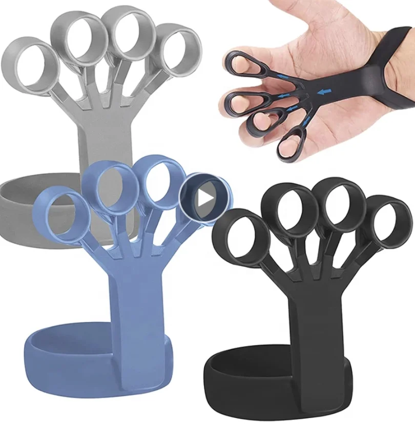 

Hand gripper silicone finger expander exercise rehabilitation training to relieve pain, 3 colors