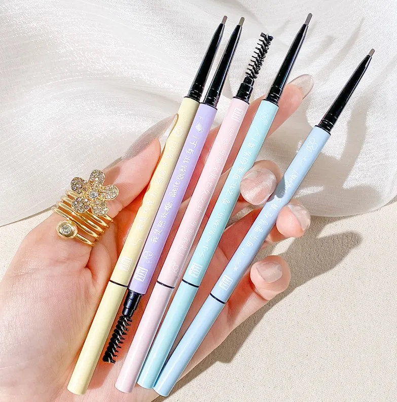 

XIXI fine point triangle brow pencil verified makeup thin core double-headed Waterproof sweatproof fadeless wild eyebrow pencil