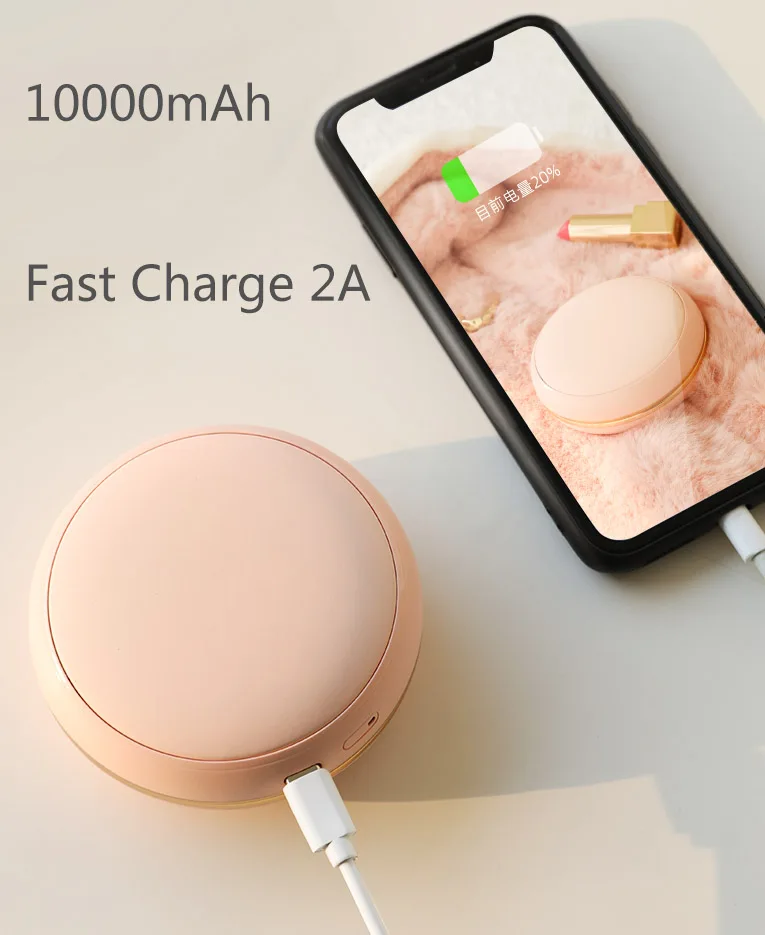 

Portable 10000mah mini fast charging power bank with led charge indicator