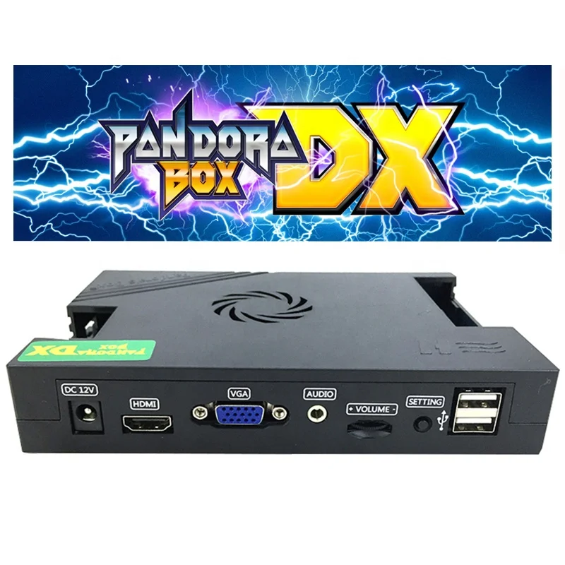 

family version 3000 in 1 la caja de dx pandoras console pandora box 3d arcade pandora, Black