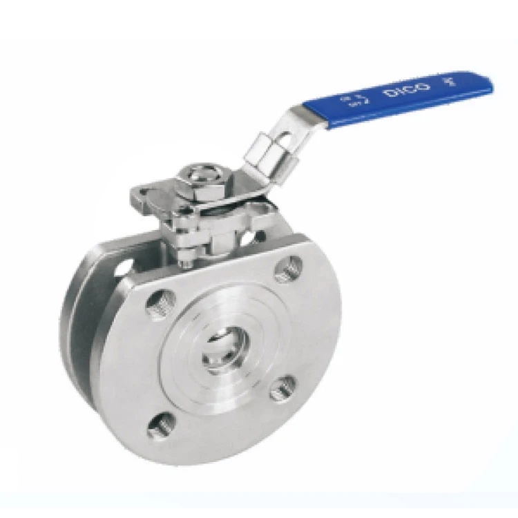 

Industrial Italian Stainless steel wafer type ultra thin ball valve