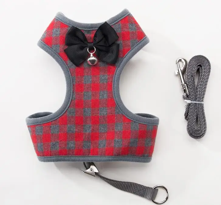 

Hot sale Adjustable pet dog harness vest Leashes luxury pet leash For Pets, Red,yellow,pink,black,blue