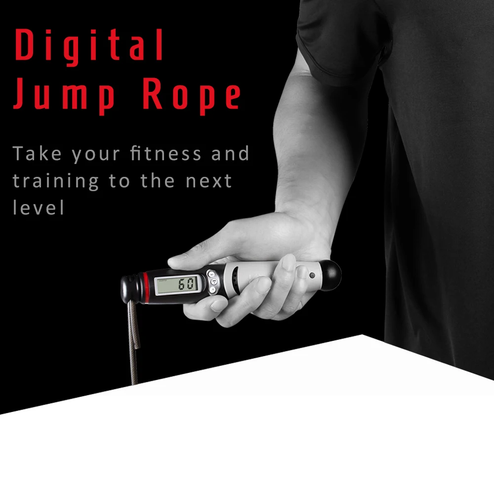 Jump Rope Digital Counter For Indoor Outdoor Fitness Training Boxing Adjustable Calorie Skipping Rope Workout Unisex Kyto2106b Buy Single Skip Rope Bearing Skip Rope Electronic Counting Skip Rope Product On Alibaba Com