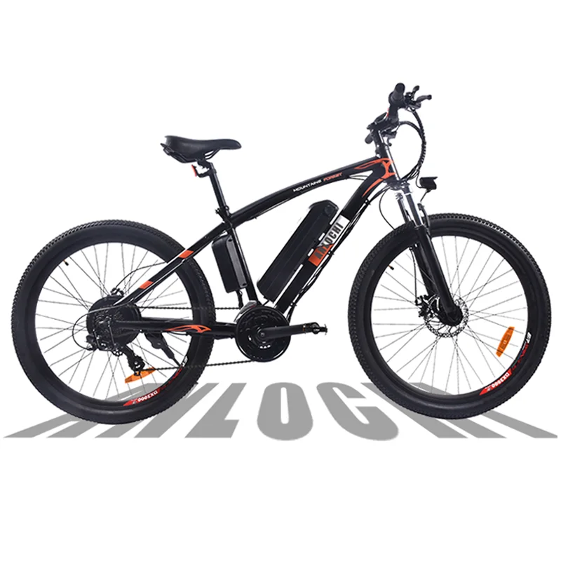 

ANLOCHI 2021 wholesale fast delivery electric mountain bicycle Shimano 21 speed 48V500W powerful for sale