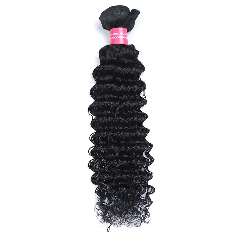 

Hot Selling Deep Wave 100% Human Hair Bundles Cuticle Aligned Virgin Hair Bundles Peruvian Hair Bundles With Closure Grade 12a