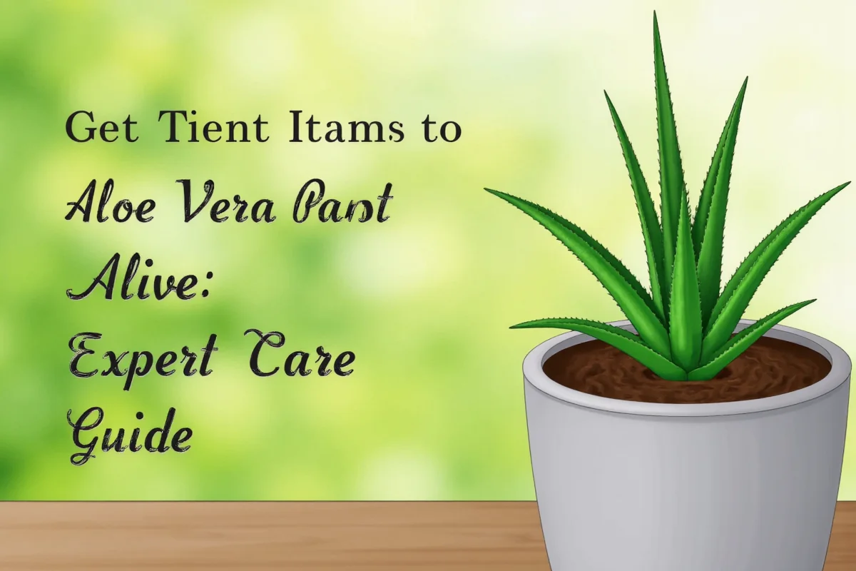 how to keep an aloe vera plant alive
