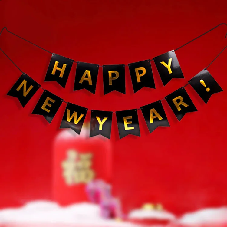 Happy New Year Banner 2023 New Year Eve Party Banner Party Decorations  Supplies 2023 New Year Party Photo Background Decoration - Buy Happy New  Year Banner Happy New Year Party Decorations Happy