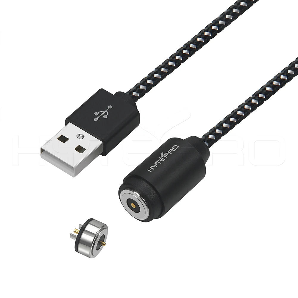 LED 2 pin pogo pin usb a battery charging self locating magnetic power cable holder - ANKUX.COM