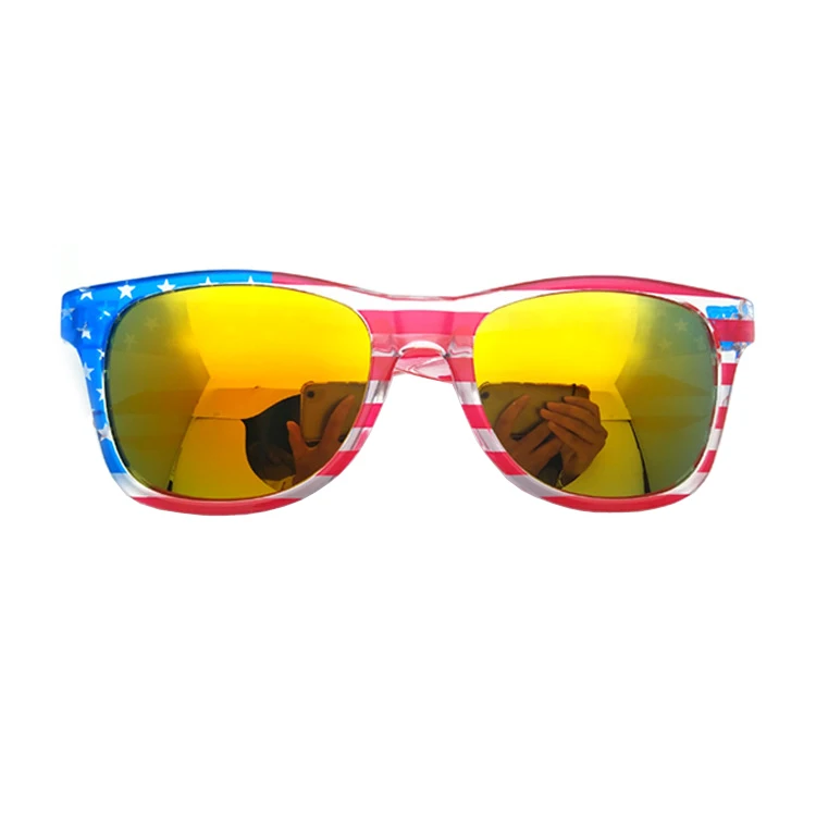 

USA Flag plastic american sun glasses PC party event funny women men sunglasses