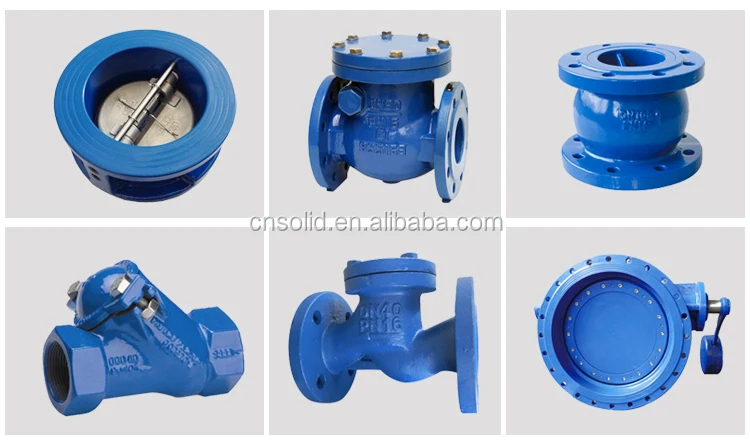 Ductile Iron Non return one way non slam lift ball type check valve