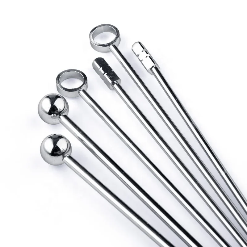 
Metal bar tools fruit needles fork stainless steel cocktail pick 