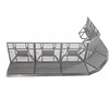 Temporary barricade folding packing barrier