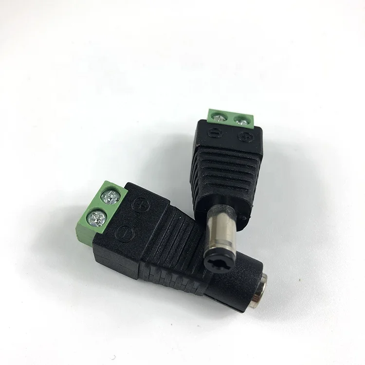 
DC Power Male Jack Plug Adapter Connector For CCTV Camera 