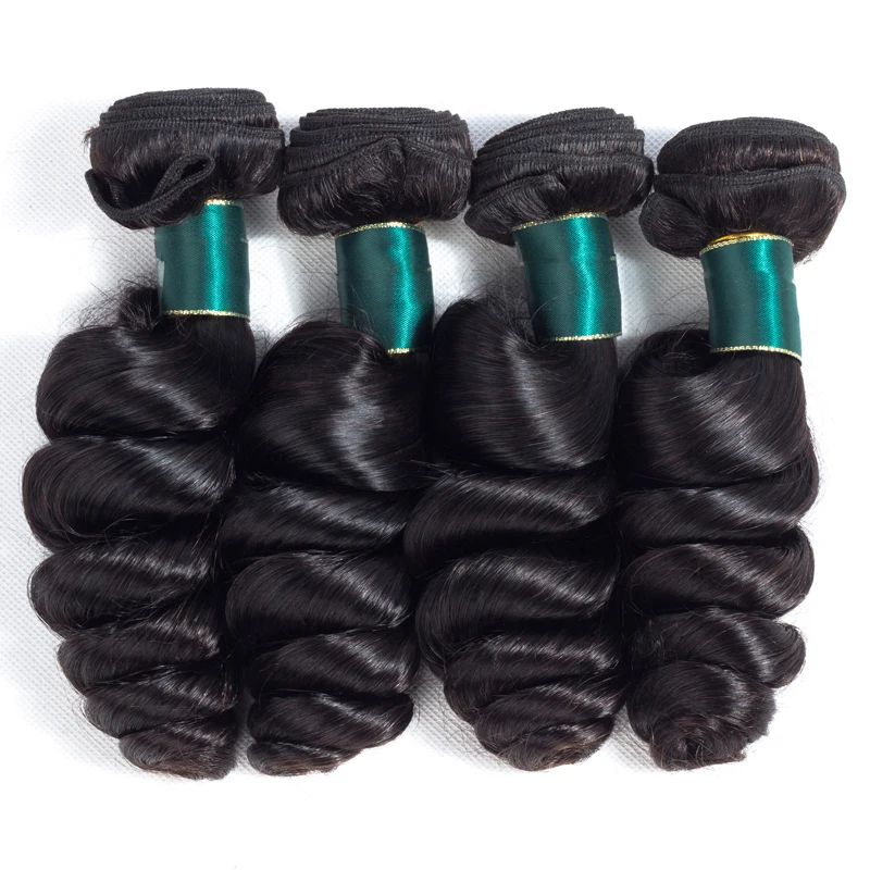 

9A Raw Indian Hair Loose Wave 3 Bundles 100% Unprocessed Cuticle Aligned Remy Loose Curly Human Hair Free Shipping Cheap Hair