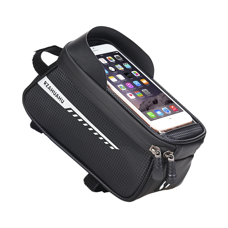 

6.5inch Waterproof Cycling Phone Bag Touch Screen Phone Case Frame Bag Bike Accessories