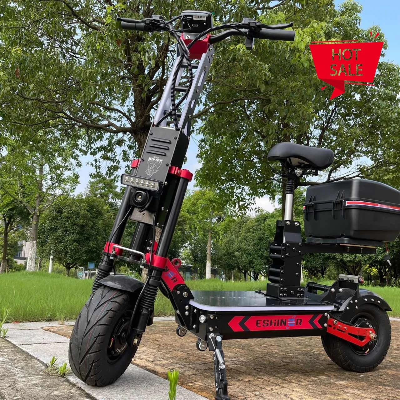

Geofought popular waterproof electric scooter 15000w fast speed 120km/h sine wave e scooter with nfc/password