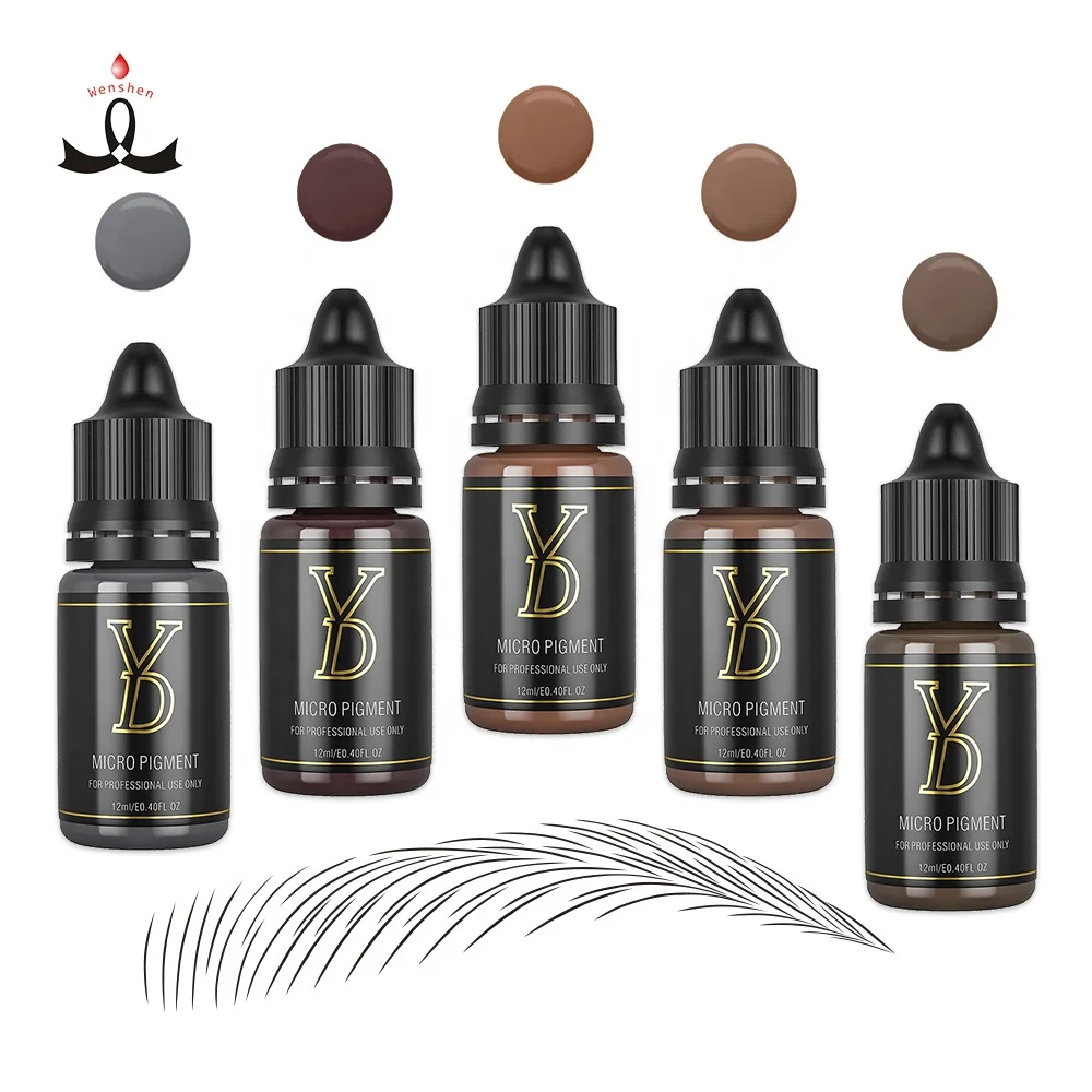 

YD Liquid Nano Micro Micropigmentation Tattoo Ink Organic Permanent Makeup Pigments REACHResAp2008 Standard