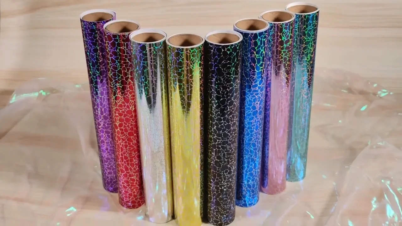 Oracal 651 Vinyl Roll Waterproof Laser Holographic Broken Stone Self